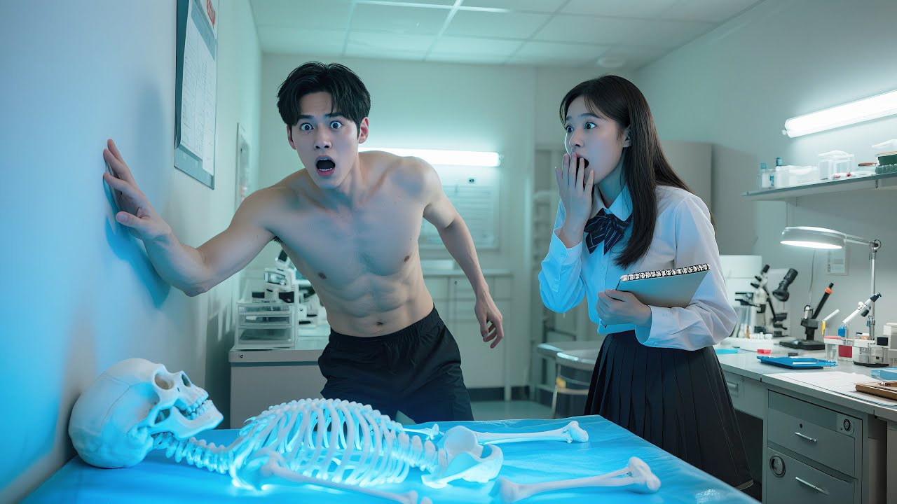 The CEO accidentally touches a skeleton…only to discover his lover is an intern forensic pathologist