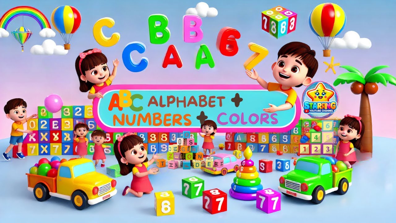 Ultimate ABC, 123, and Colors Fun for Preschools | Learn Letters, Numbers, Colors and MORE! in 20min
