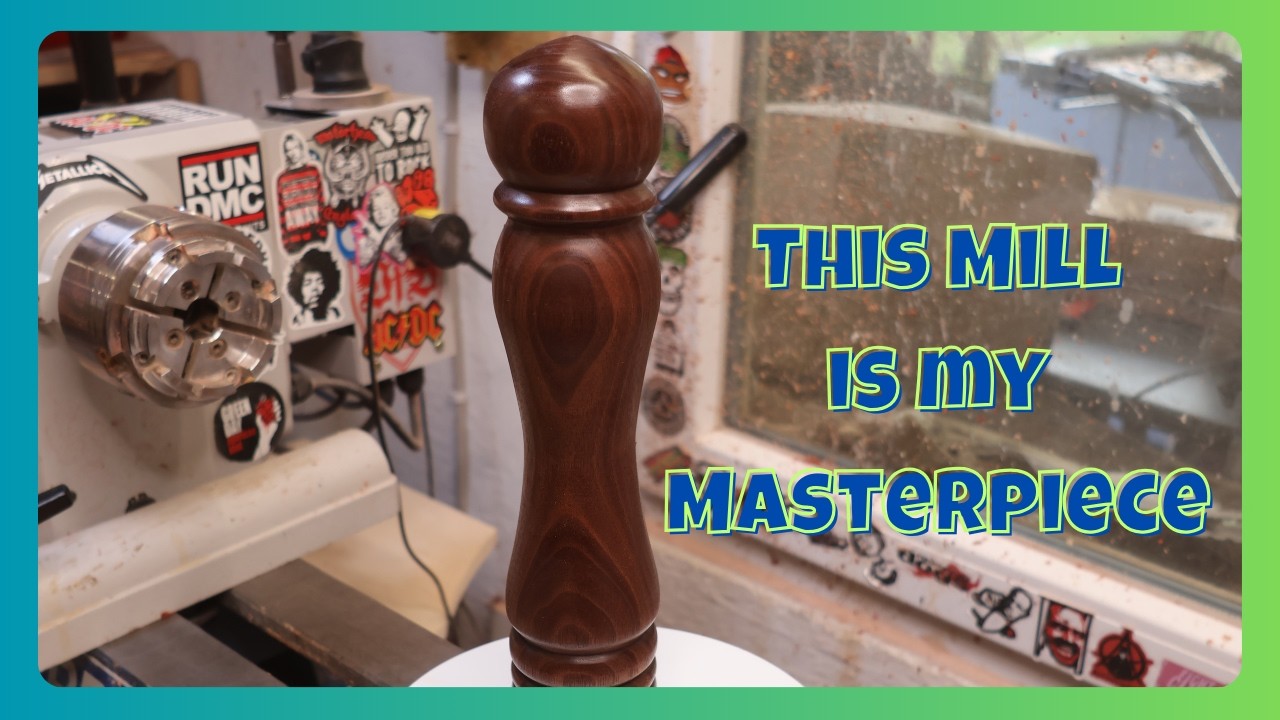 Woodturning | making a Walnutmill