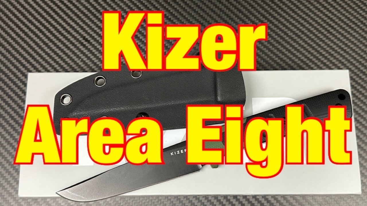 Нож с фиксированным лезвием Kizer Area 8 / Дизайн Джонатана Стайлса!