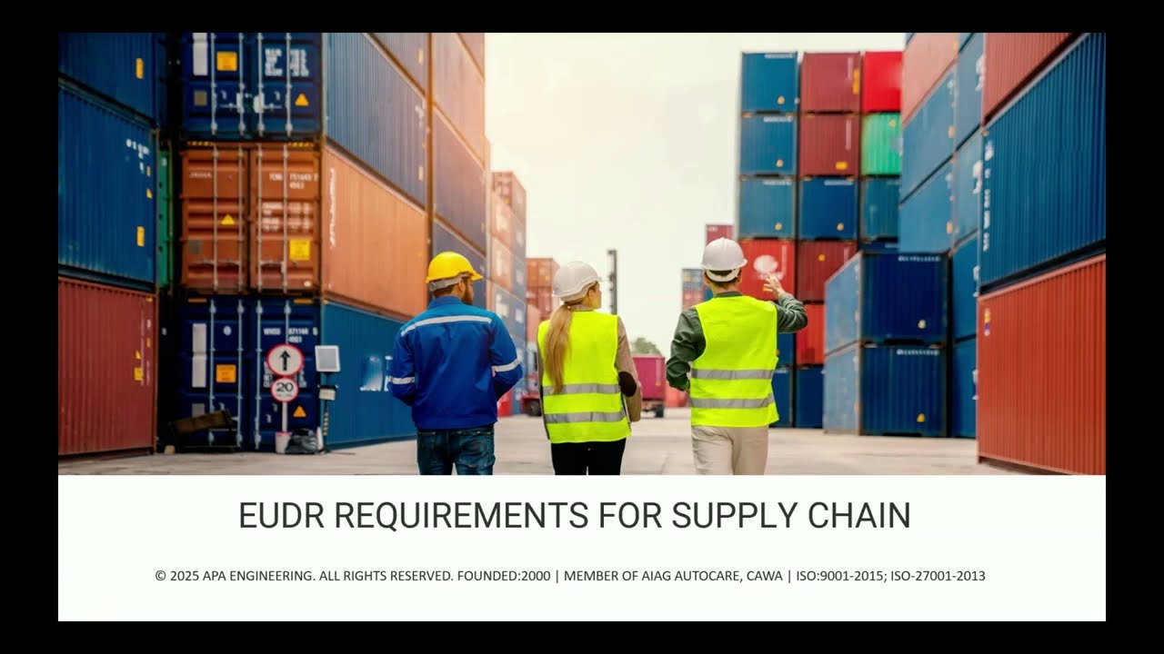 EUDR Ready Supply Chains and Technical Compliance