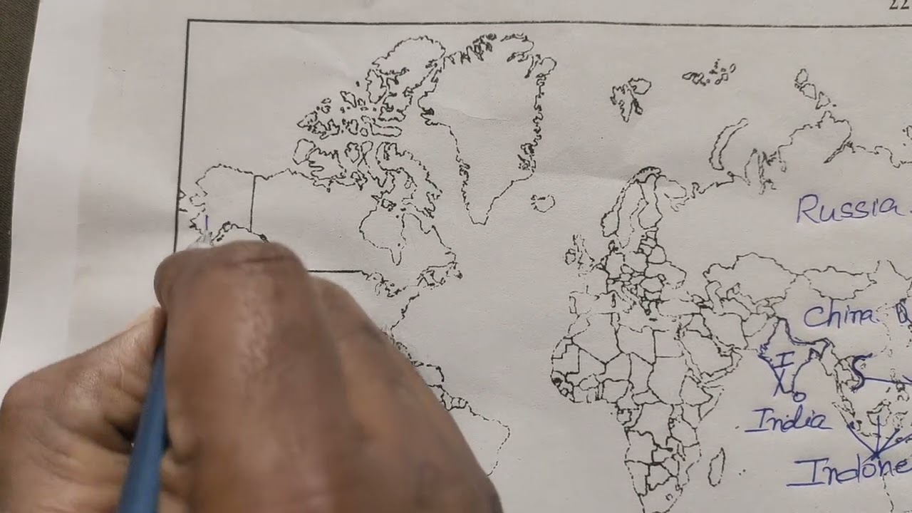 World map pointing for |10th class social studies | ssc Public exams-2023 map pointing|