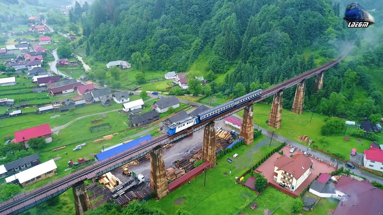 🚁🚂060-DA 60-1156-8 & R4110 Cluj Napoca-Salva-Vișeu de Jos-Sighetu Marmației in Romuli - 03 July 2021