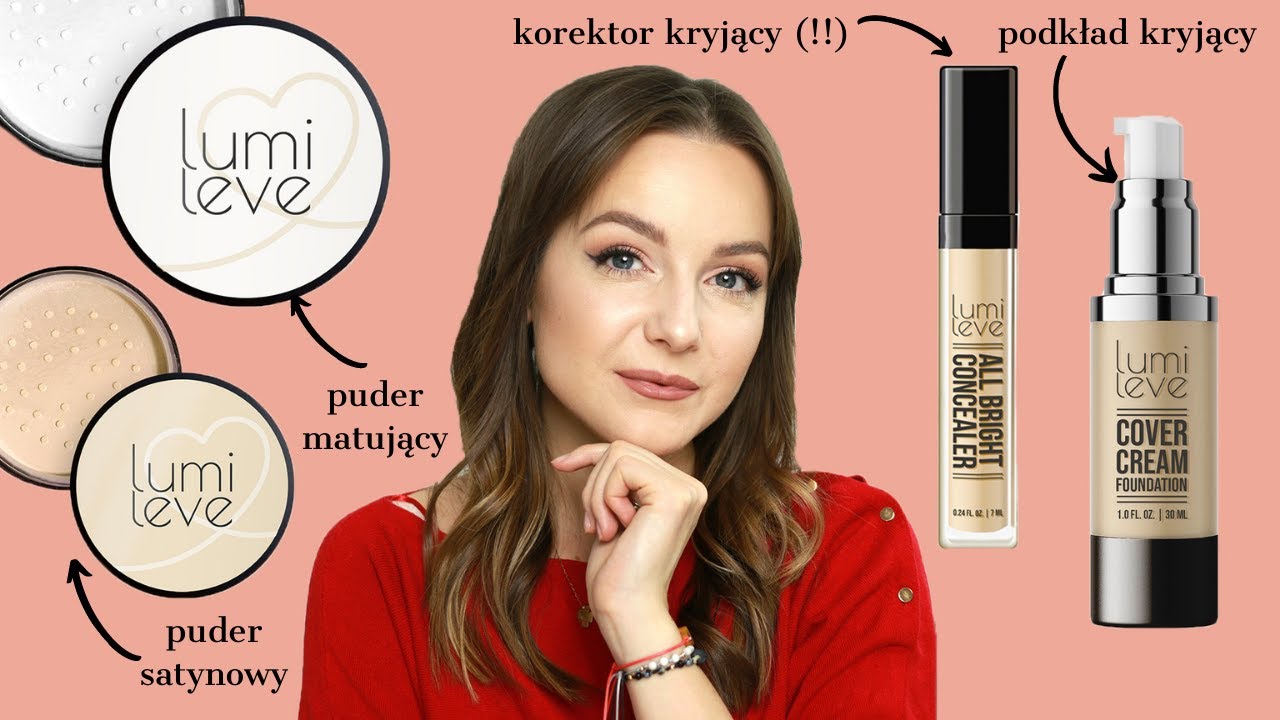 NATURALNE nowości LUMILEVE | KRYJĄCY KOREKTOR POD OCZY, PODKŁAD I PUDRY | TEST