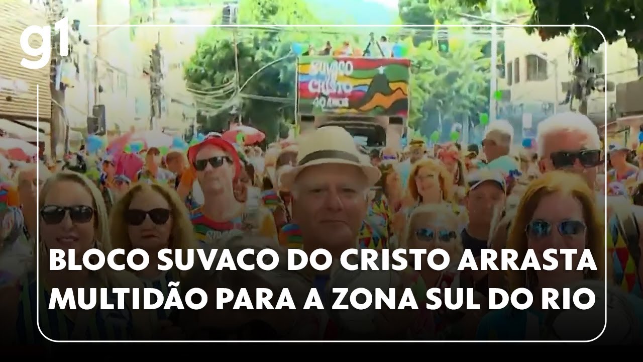 Bloco Suvaco do Cristo arrasta multidão para a Zona Sul do Rio