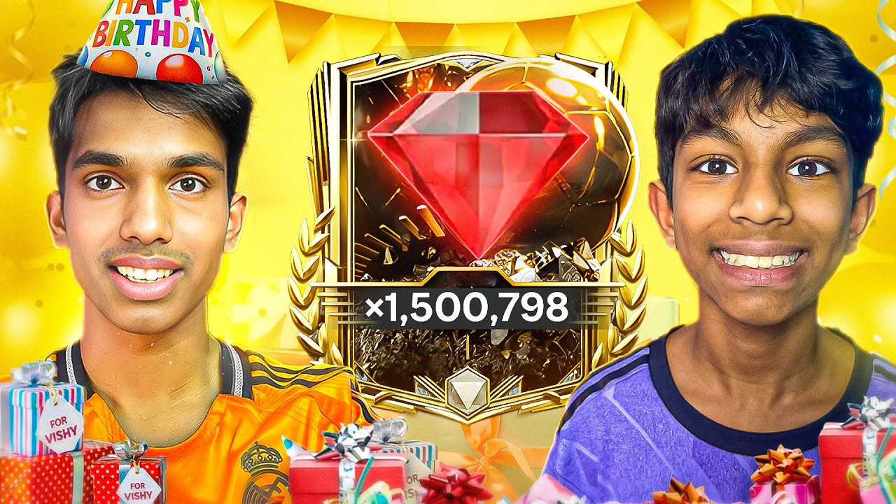 My Brother Gifted Me 1.5 MILLION GEMS For My Birthday! – FC Mobile