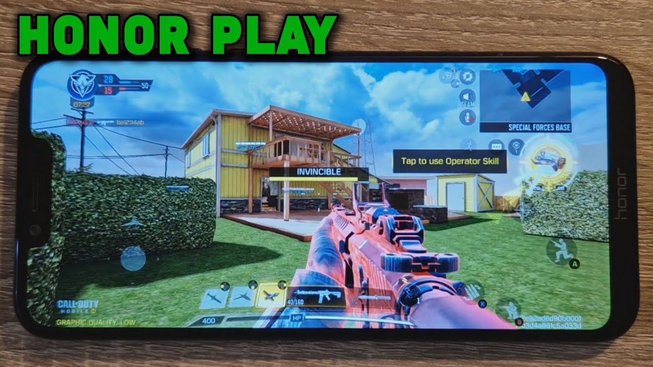 Honor Play / Kirin 970 - Call of Duty: Mobile - Graphics: Low / FPS: High - Test