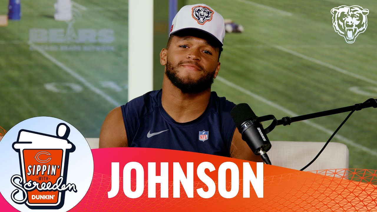 Johnson talks Olympics, cowboy hats and youth camp | Sippin' with Screeden | Chicago Bears