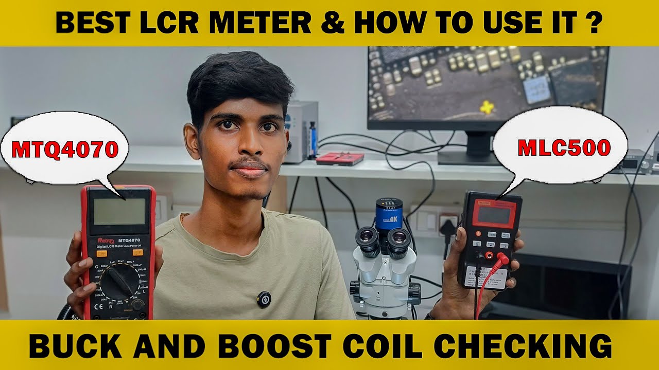 BUCK AND BOOST COIL CHECKING | LCR METER USE | MTQ4070 VS MLC500 #ispecialist
