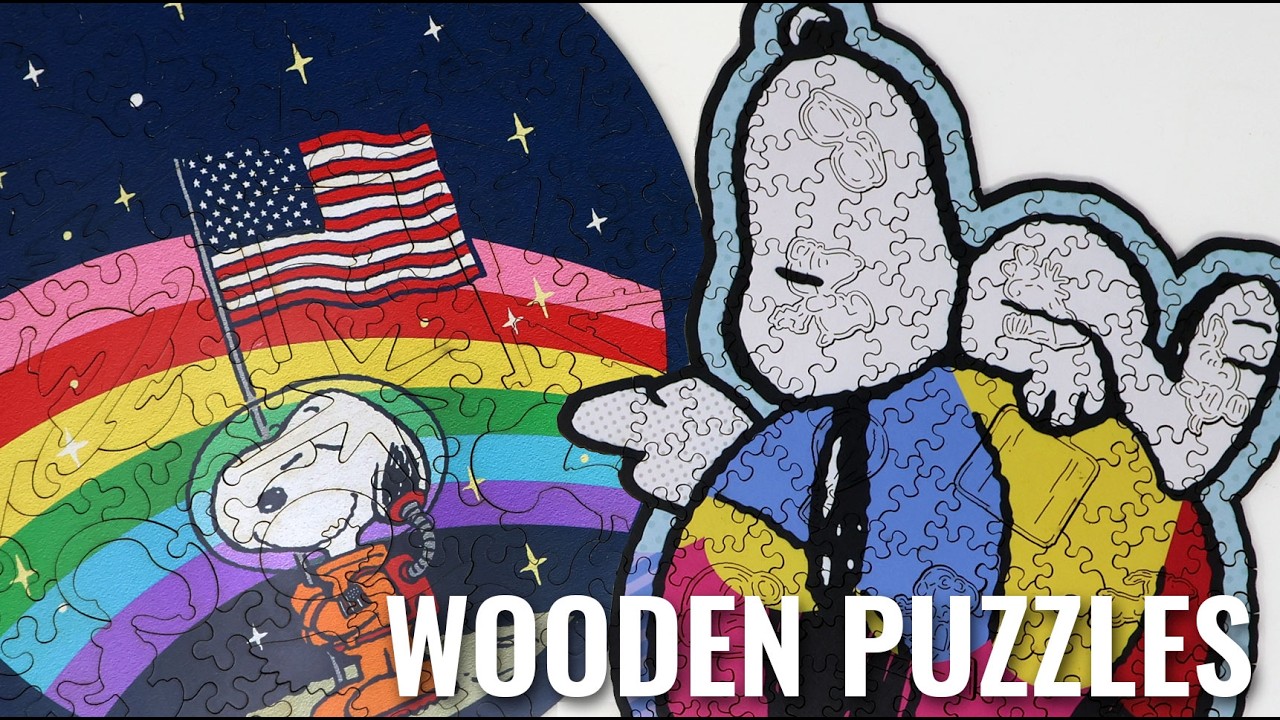 Snoopy Wooden Puzzles! Woodlux VS. Liberty Puzzles Comparison | CollectPeanuts.com