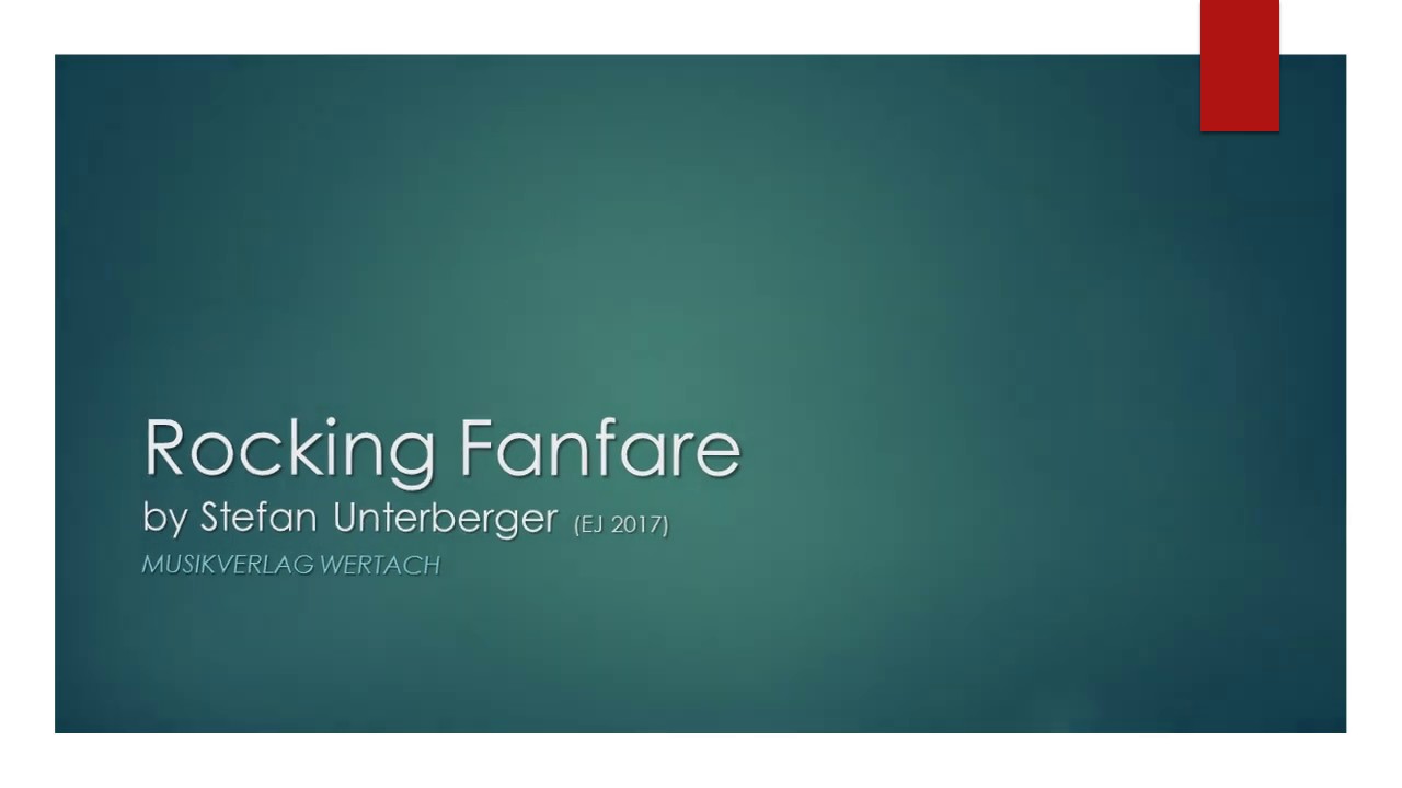 Rocking Fanfare | Stefan Unterberger