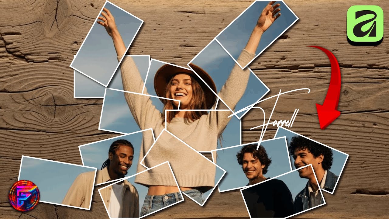 CÓMO HACER un COLLAGE IMPACTANTE en AFFINITY GRATIS 🚀