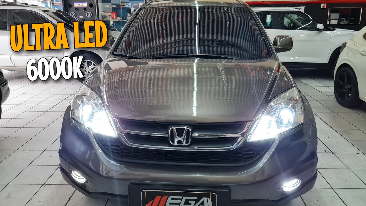 Honda Crv LX 2011 LED SLIM RAY-X 11000Lmns Farol Baixo/Alto/Milha/Lanterna