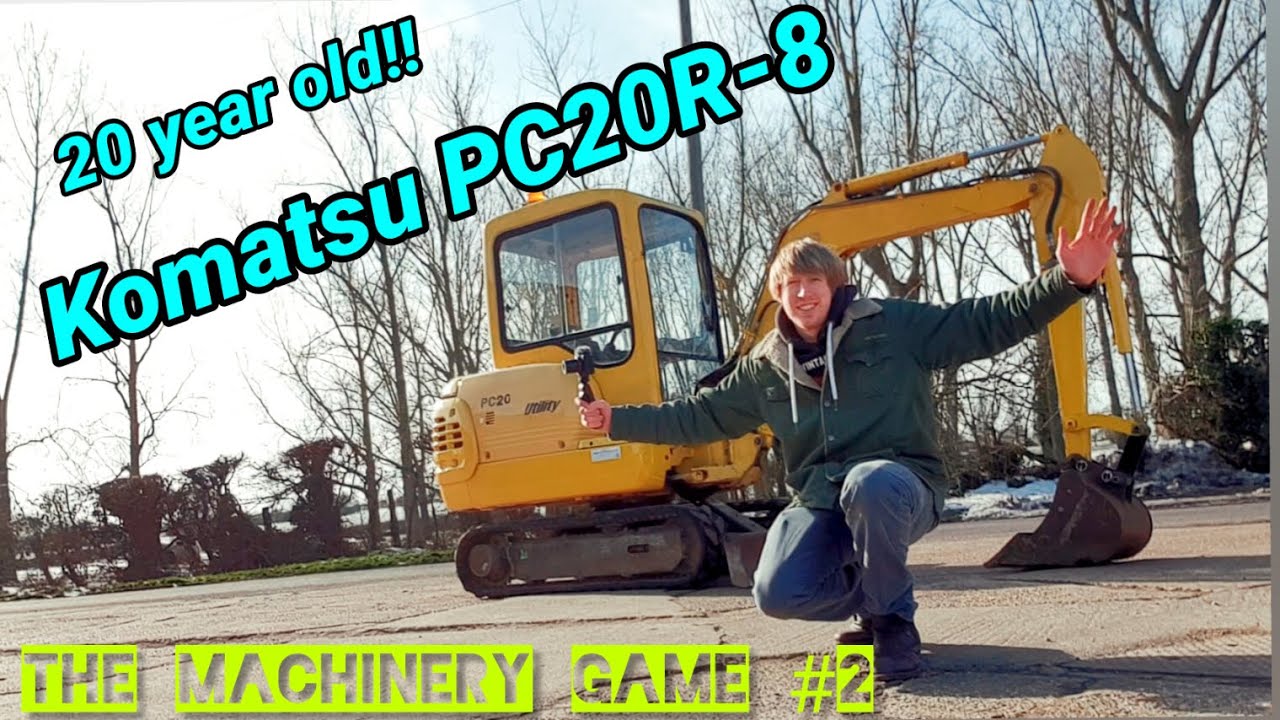 20 Year Old?? Komatsu PC20 Excavator *Very Tidy* | The Machinery Game #2