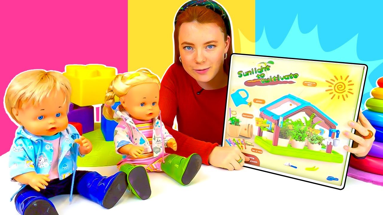 Gartenabenteuer mit Nenuco 🌱 Irene und die Zwillinge bauen ein Gewächshaus