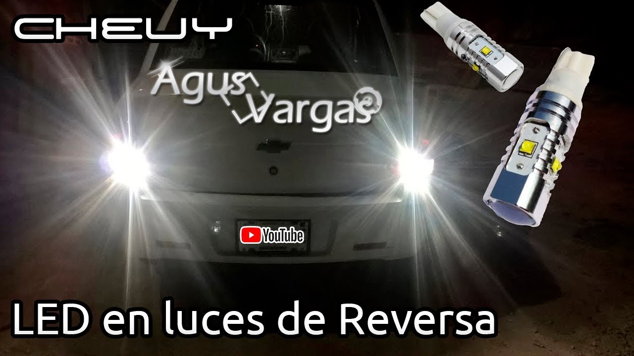 INSTALANDO LED SUPER BRILLANTES EN LUZ DE REVERSA CHEVROLET CHEVY C3 | Agus Vargas