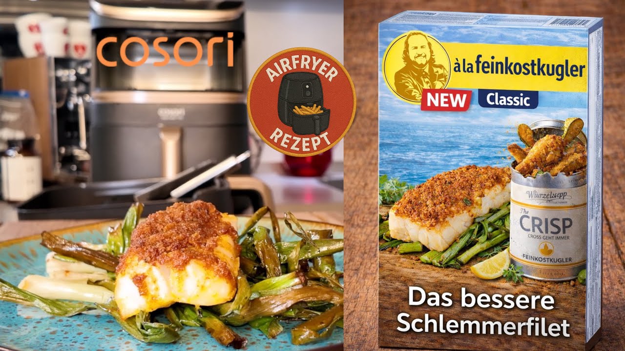 Schlemmerfilet neu gedacht – Kabeljau à la Bordelaise im Airfryer