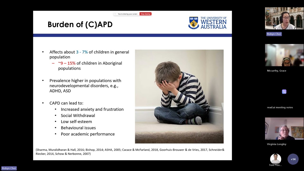 Rural Health West Webinar on Central Auditory Processing Disorder (CAPD)