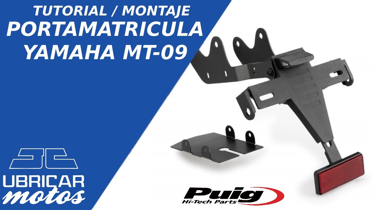 Portamatricula Yamaha MT-09 / SP 2024- | Puig 22094N | Tutorial Montaje