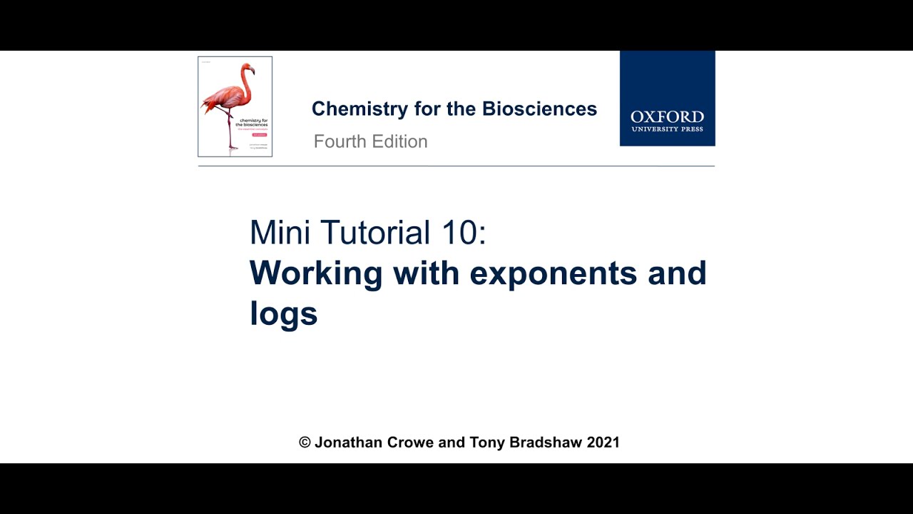 Mini Tutorial 10: Working with exponents and logs