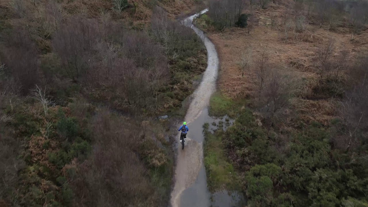 Drone & Ebike. Culmstock Beacon, Devon.