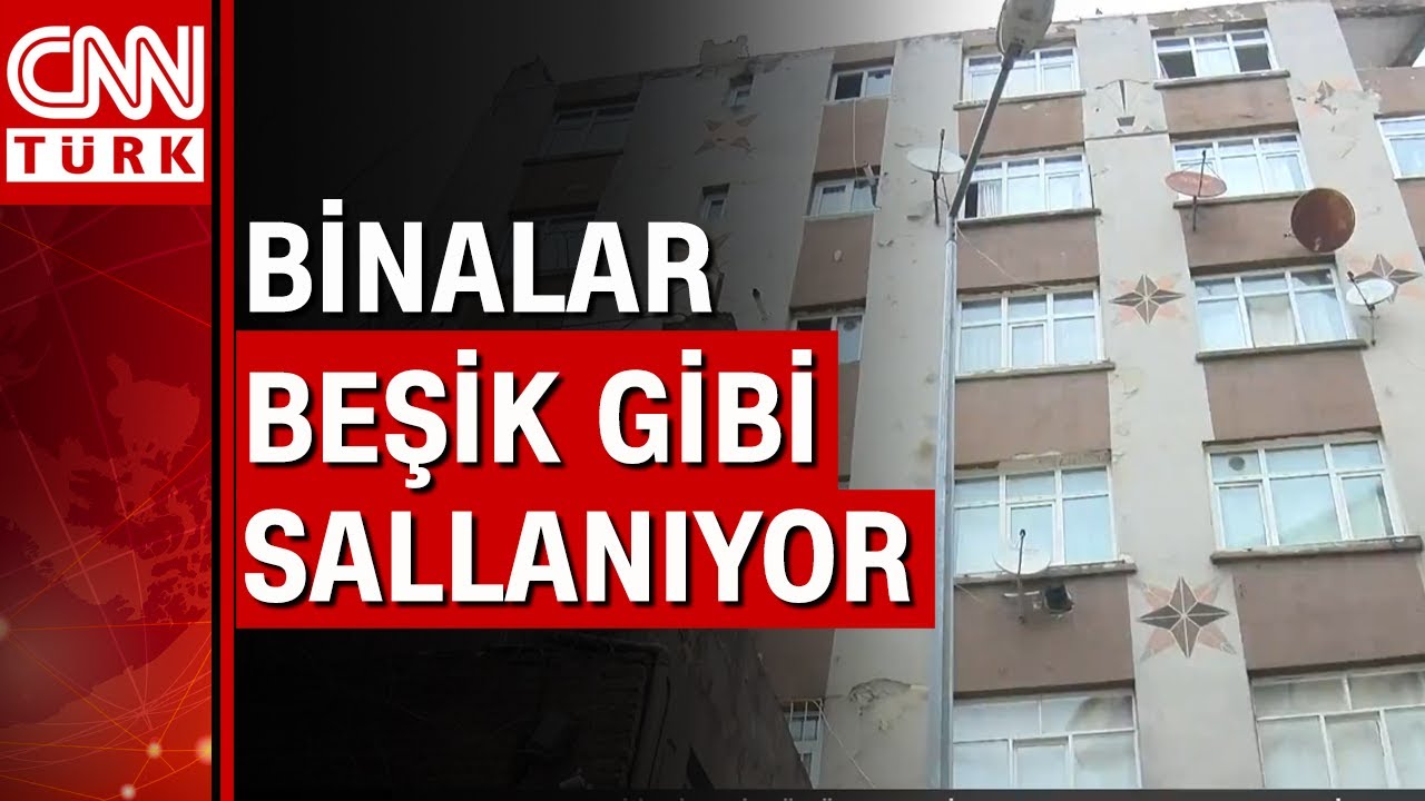 Güngören'de bulunan 52 yıllık site çökme riskiyle karşı karşıya