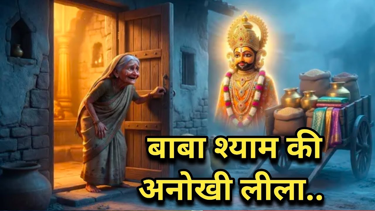 अरे यह क्या? अकाल में भूखी माँ के द्वार पर अनाज लेकर कौन आया? बाबा श्याम | Khatu Shyam #khatu​