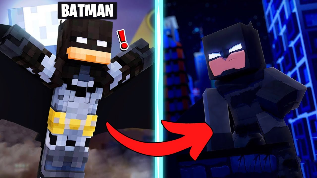 Top Best BATMAN mods in MINECRAFT! Batman 2024!