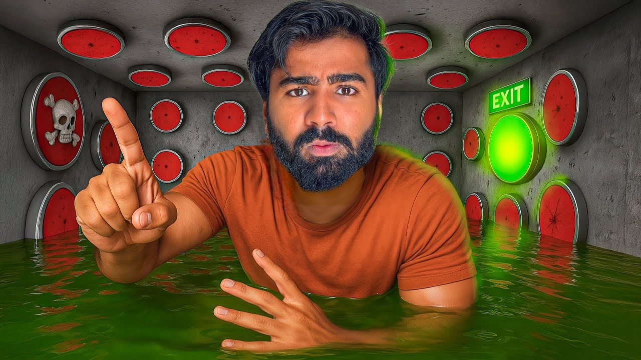 ONLY ONE BUTTON CAN SAVE ME || BUTTON PRISON