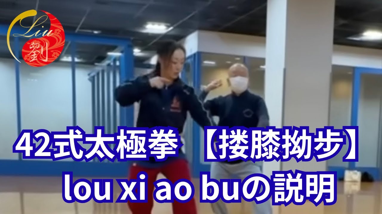 42式太極拳 【搂膝拗步】 lou xi ao buの説明を詳しく