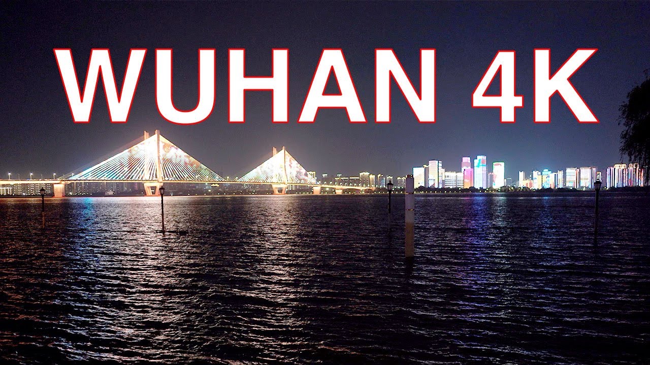 Wuhan 4K POV - Hankou Jiangtan - Hubei - China 武汉汉口江滩夜景