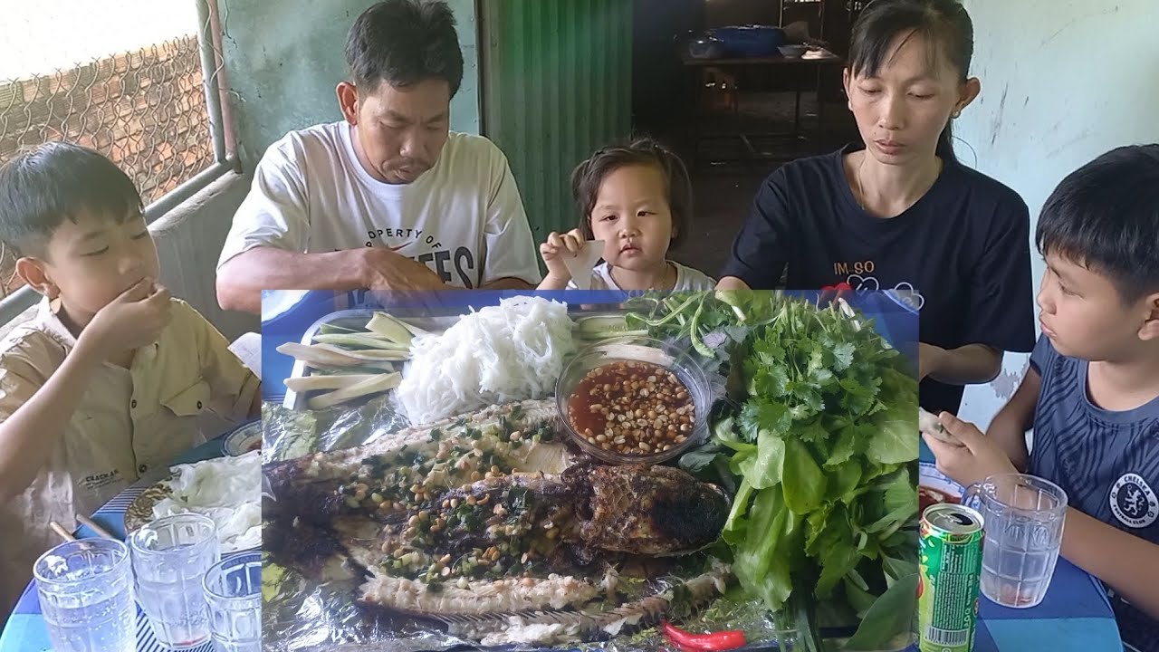 Đặc sản Vĩnh Long / Cá lóc nướng cuốn bánh tráng mằm me # Toàn Tv