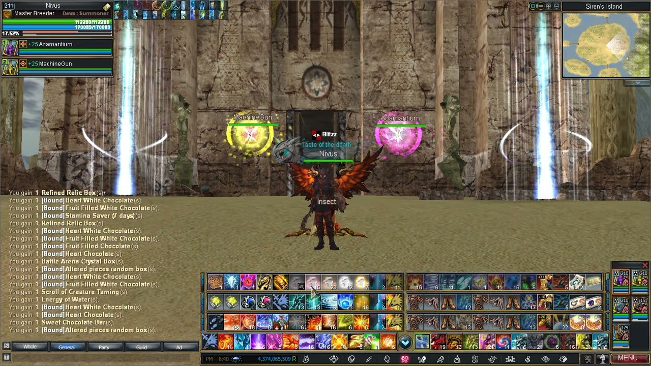 Rappelz - Opening 100x Cupid Box (Official US Server Reviac pvp)