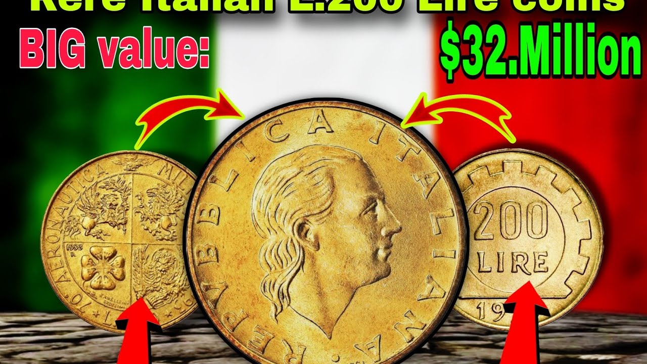 Top 5 Ultra-Rare Italian Coins | L.200 Lire Hidden Treasures!