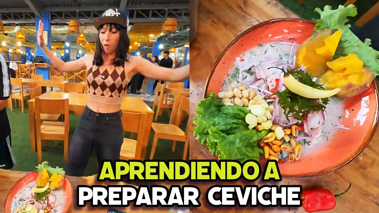 EMETSUKI APRENDE A PREPARAR CEVICHE PERUANO  JUNTO A JEFRAIN  Y MOMAZO
