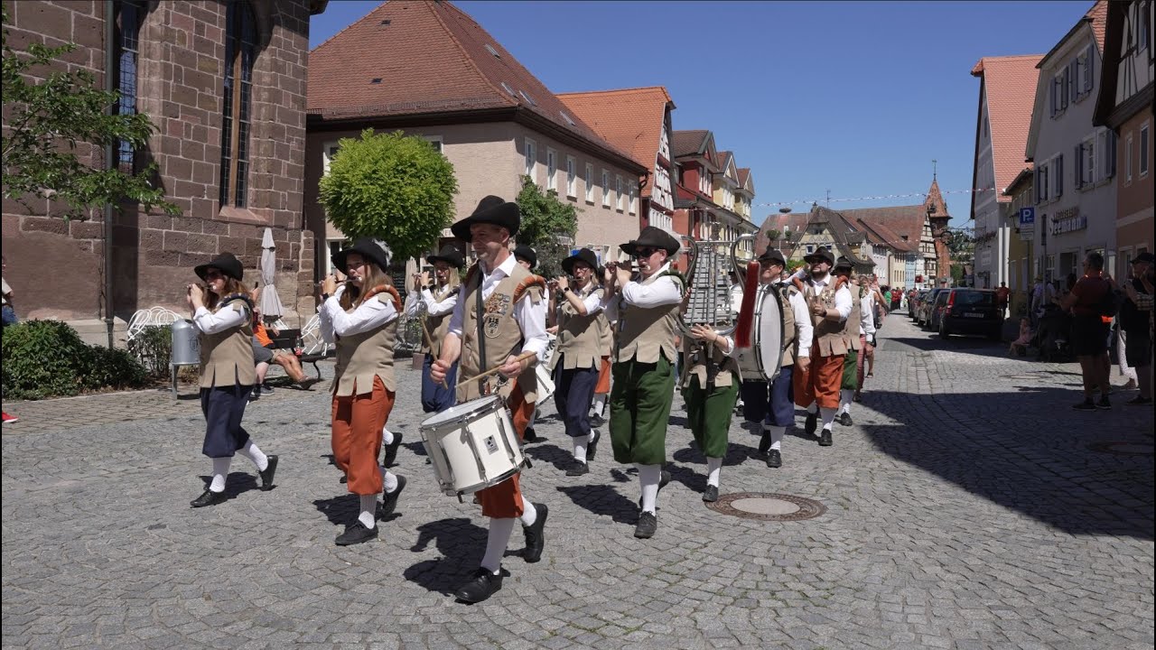 Altstadtfest in Bad Windsheim, mit Festumzug