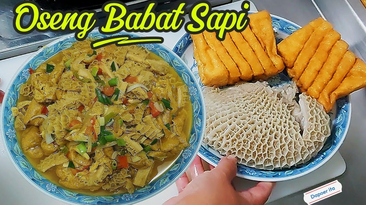 Oseng Babat Sapi dan Tahu Goreng Bumbu Simple SeEnak Daging ⁉️ Resep Olahan Masakan Sehari-hari