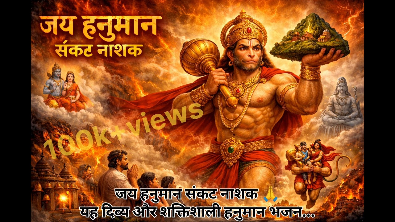 जय हनुमान संकट मोचन | संकट नाशक हनुमान भजन | Bajrangbali Bhakti Song 2026