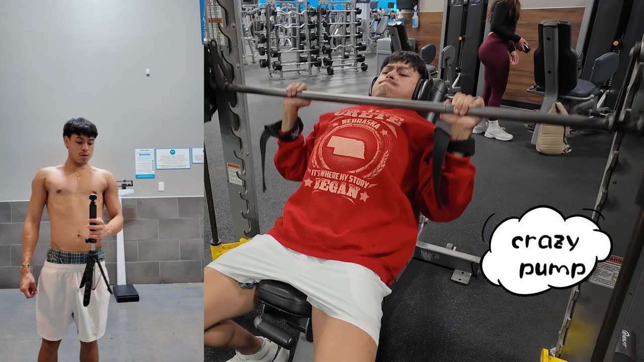 Eating 3000 calories a day*Back/chest day*