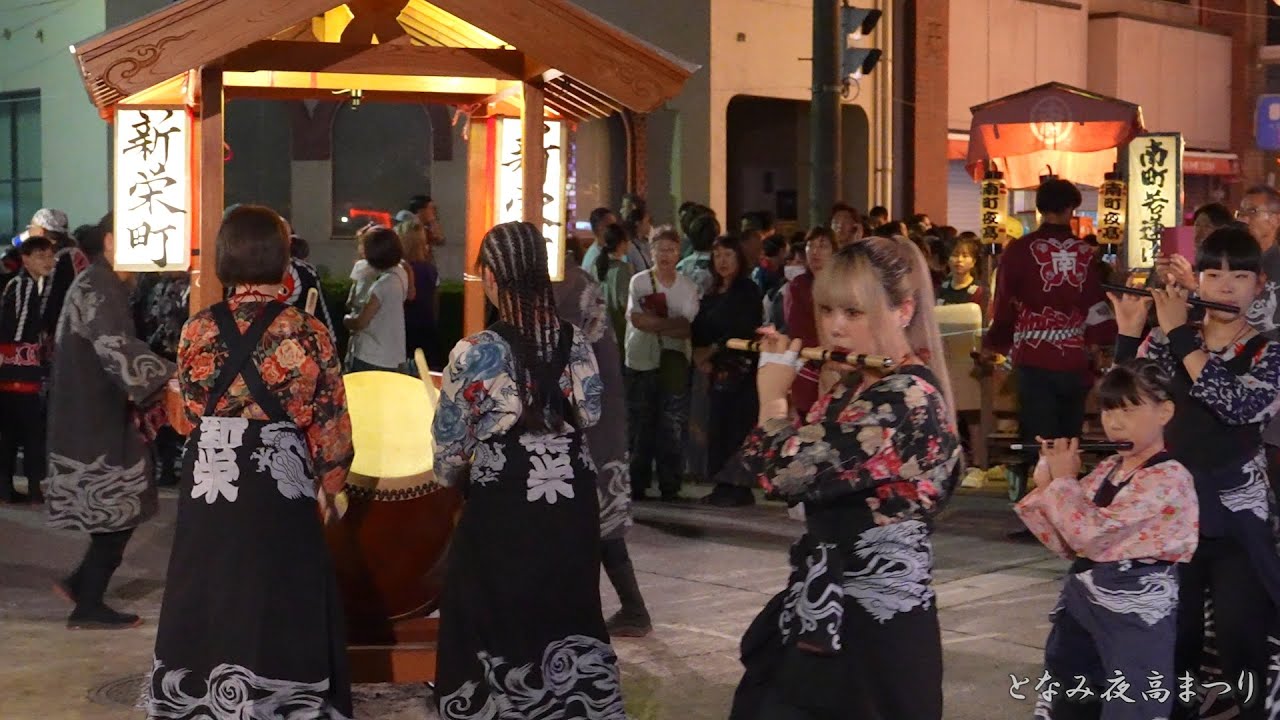 となみ夜高まつり 2025 太鼓共演 / 富山県砺波市