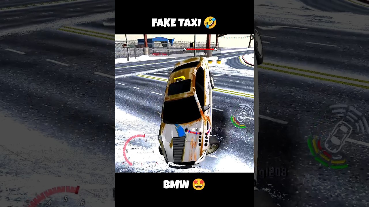 FAKE TAXI 🤣 | RUSTY BMW 🤩 | CAR PARKING MULTIPLAYER