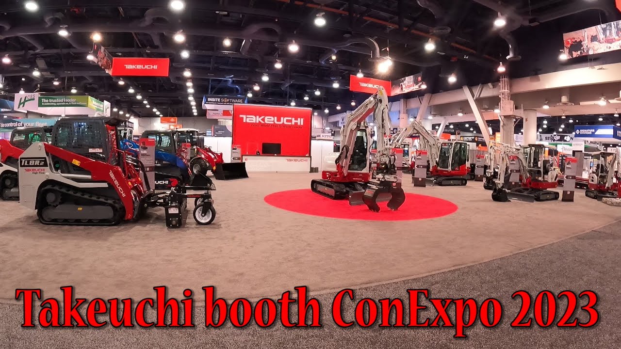 Стенд Takeuchi на ConExpo 2023