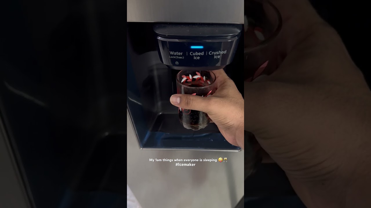 Samsung Ice Maker Side by side refrigerator #samsung #refrigerator #icemaker #waterdispenser #cube