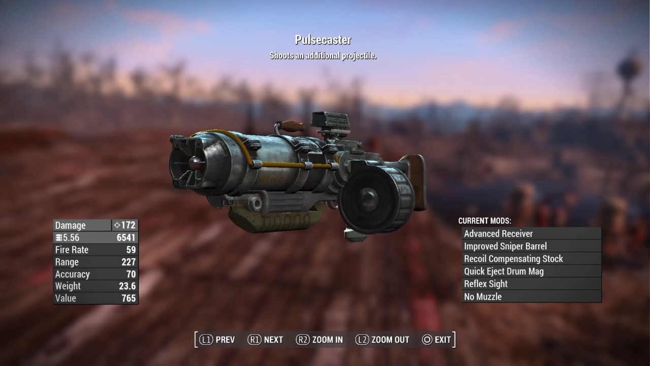 10 ANY MOD/ ANY WEAPON COMBINATIONS - Fallout 4 - Showcase # 3