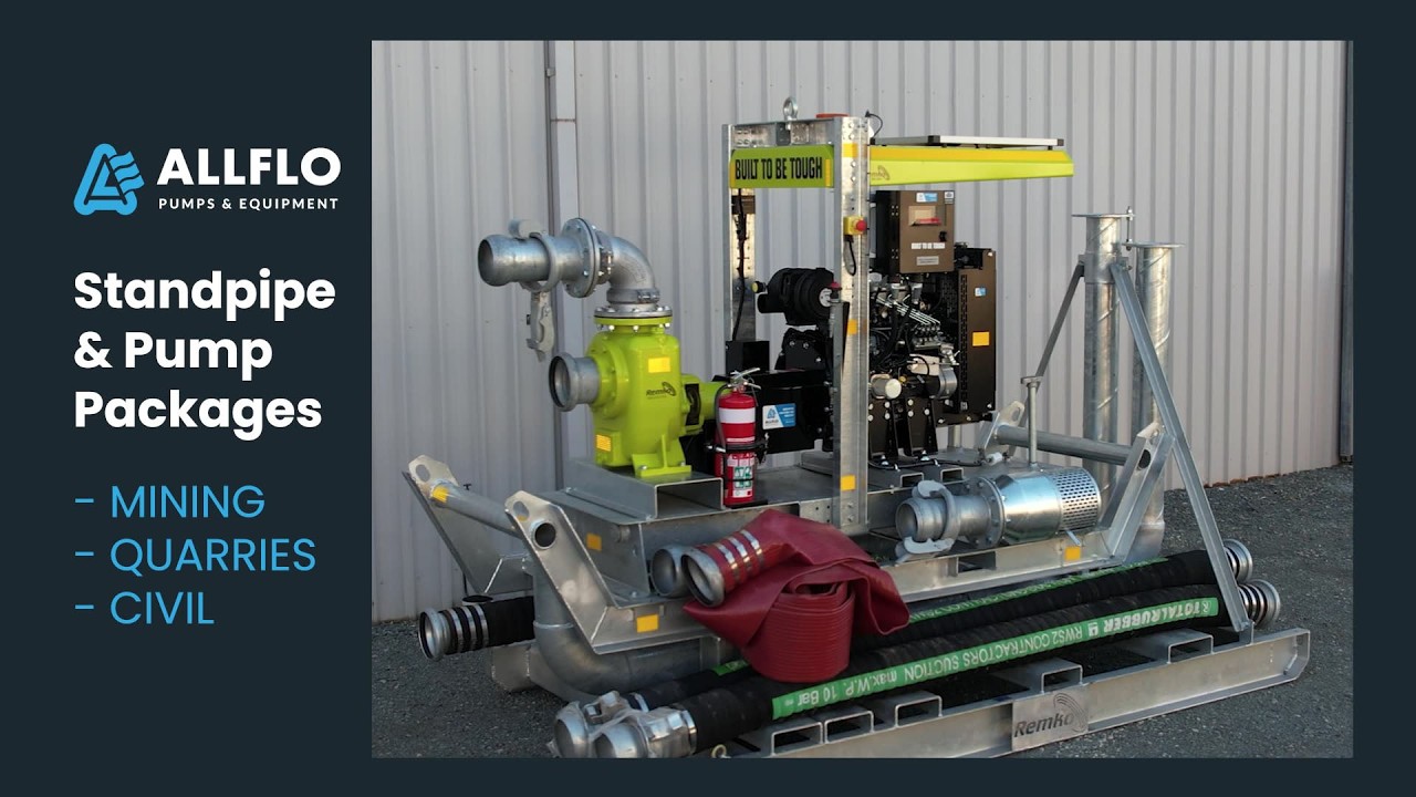 High-Volume Standpipe & Pump Packages for Water Transfer | Mining, Civil & Quarrying