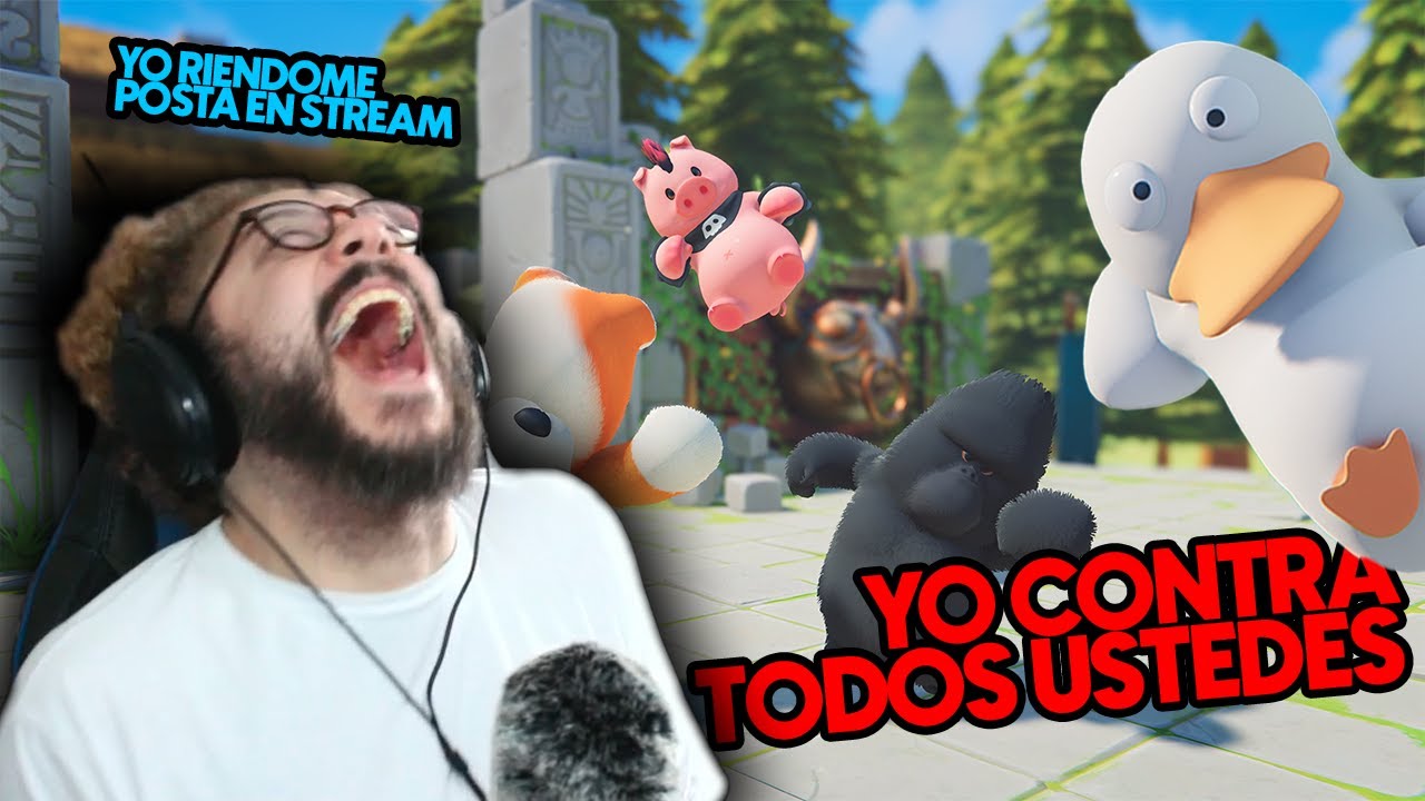El juego MULTIJUGADOR más gracioso del 2023 - Party Animals (Argentina) || Batata Biónica