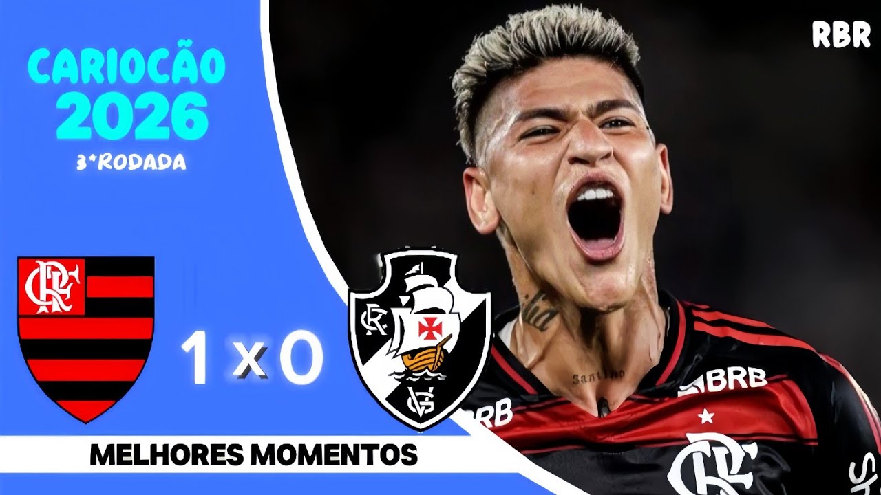 J. CARRASCAL DECIDE, FLAMENGO DOUTRINA O VASCO NO MARACANÃ E AFUNDA O RIVAL NO CARIOCÃO