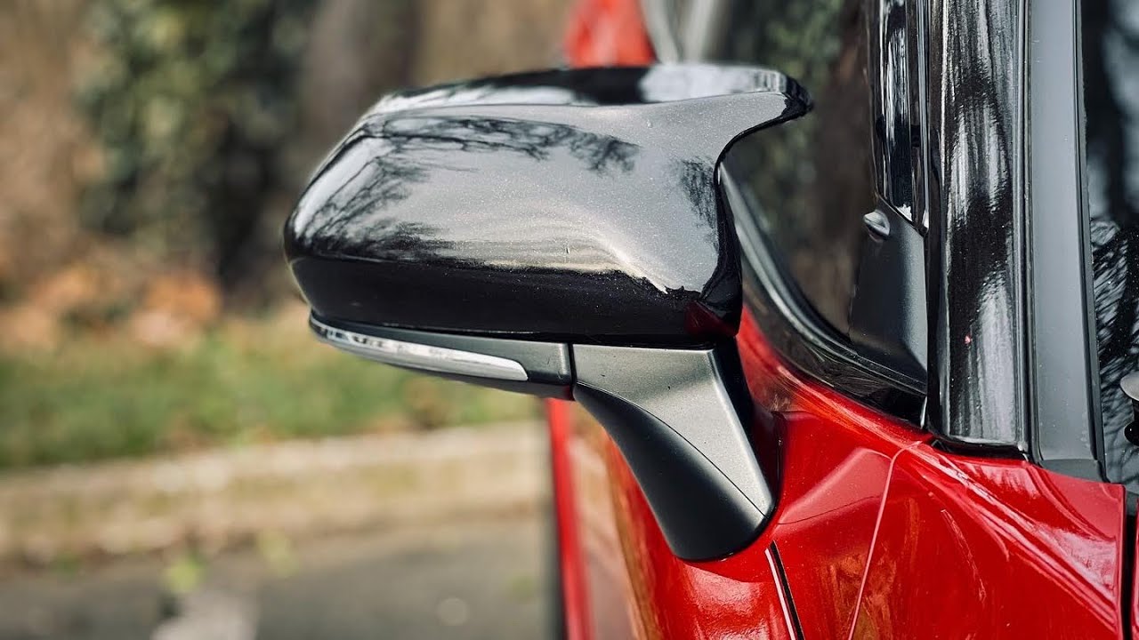 Cuztomtuning's M Horn style mirror cap replacements for 2018-2023 Camry (All Trims w/BSM)