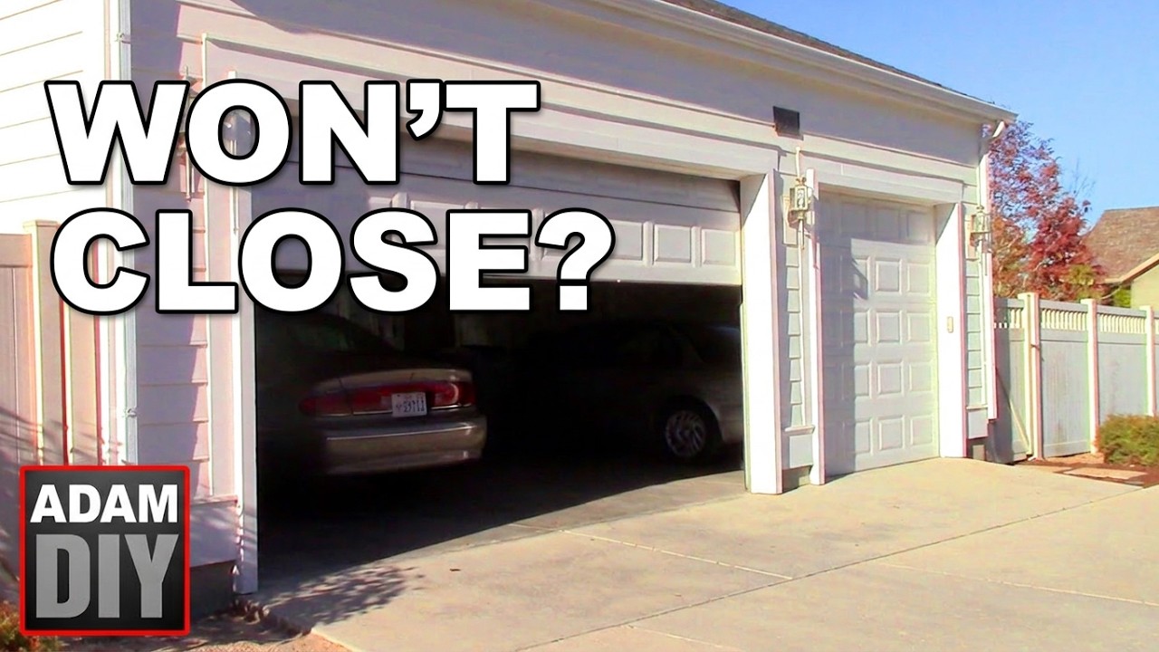 Garage Door Repair - won't stay closed or go down