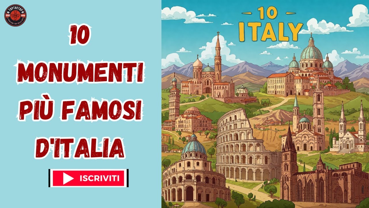 10 Monumenti pi&ugrave; famosi d'Italia #MonumentiItaliani #Italia #ViaggioInItalia #ArteItaliana